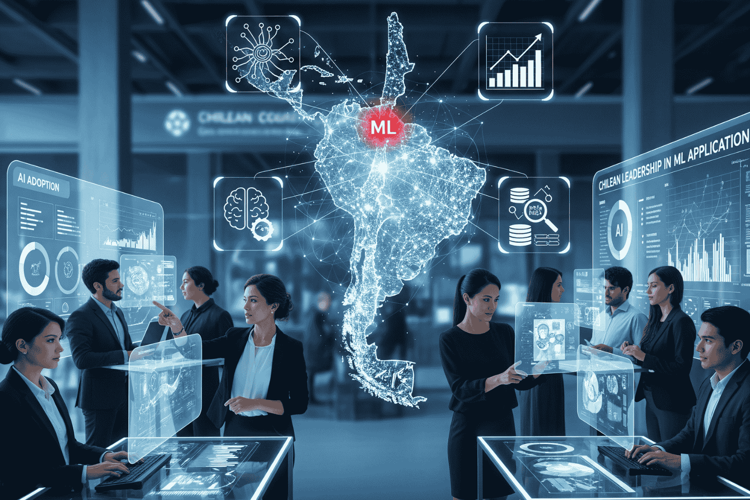 Futuro machine learning Chile empresarial innovación algoritmos predictivos
