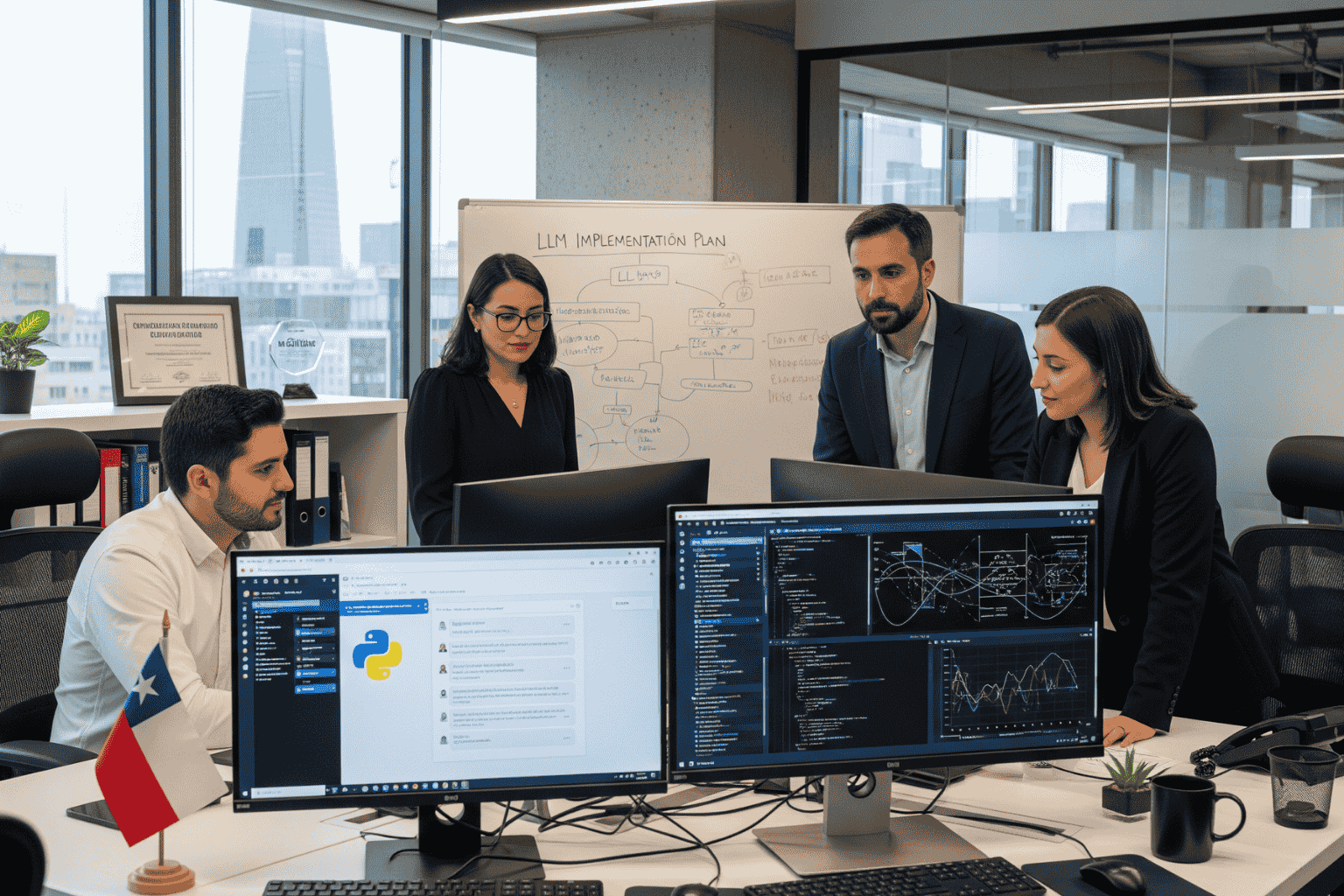 LLMs modelos lenguaje empresas Chile tecnología NLP profesionales