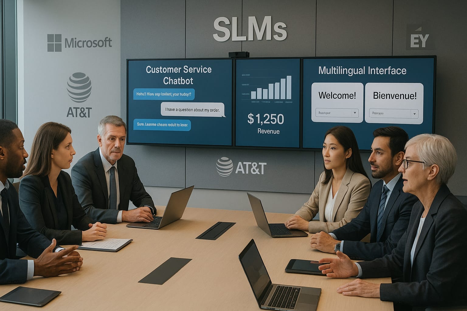 Casos éxito modelos de lenguaje pequeños Microsoft NoBroker implementación empresarial