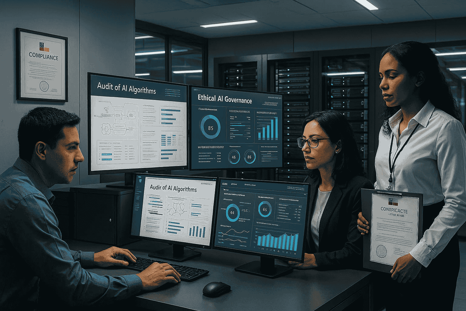 compliance inteligencia artificial chile auditoria sistemas infraestructura nacional