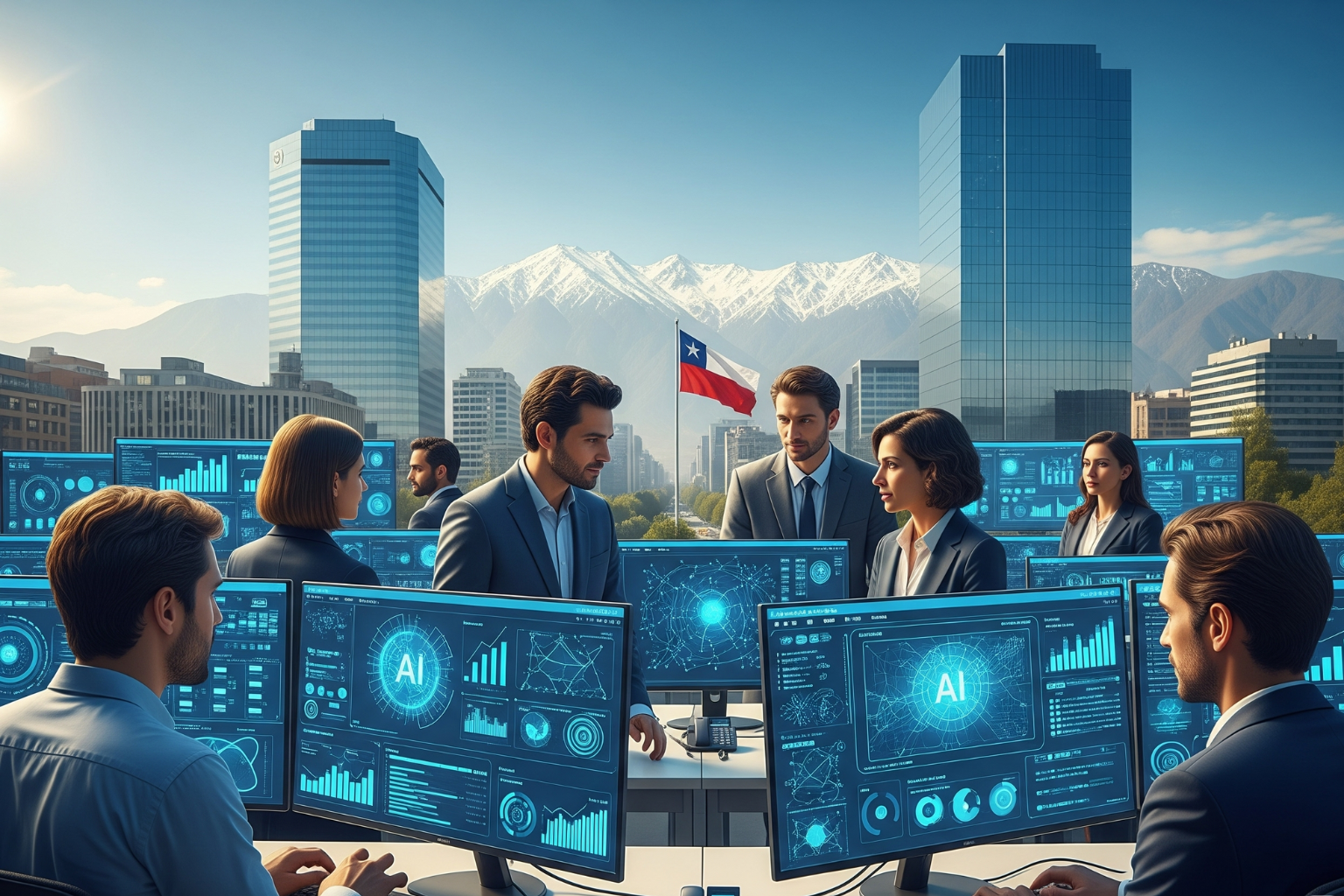 desarrollo ia chile ecosistema empresarial transformacion digital