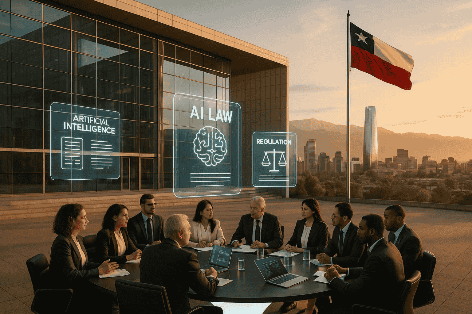 ley inteligencia artificial chile marco regulatorio ecosistema tecnológico nacional