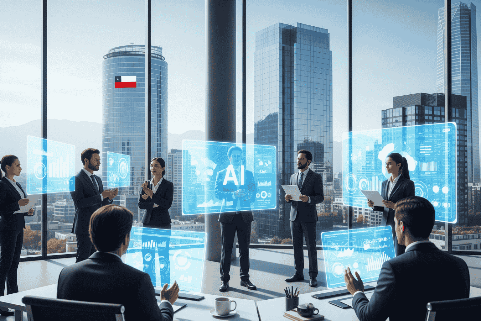 Proveedores IA Chile Ecosistema Empresarial Santiago 2025 proveedores ia chile ecosistema empresarial santiago corporativo naciona