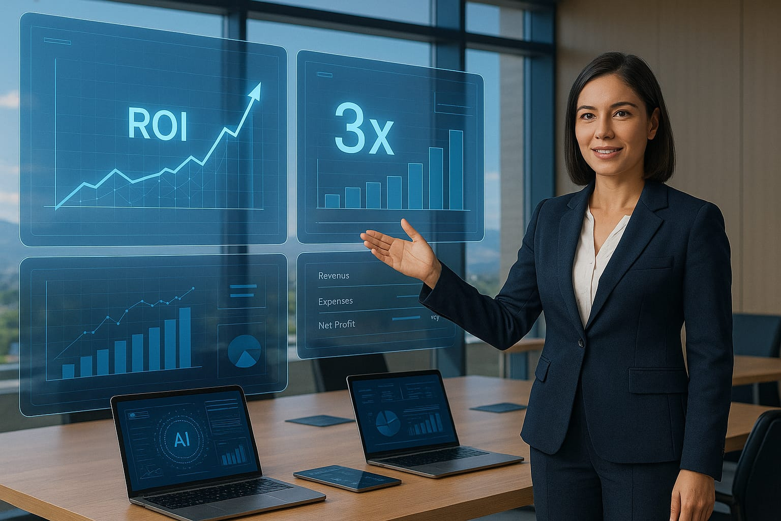 ROI 3x resultados consultoria inteligencia artificial chile empresas medibles