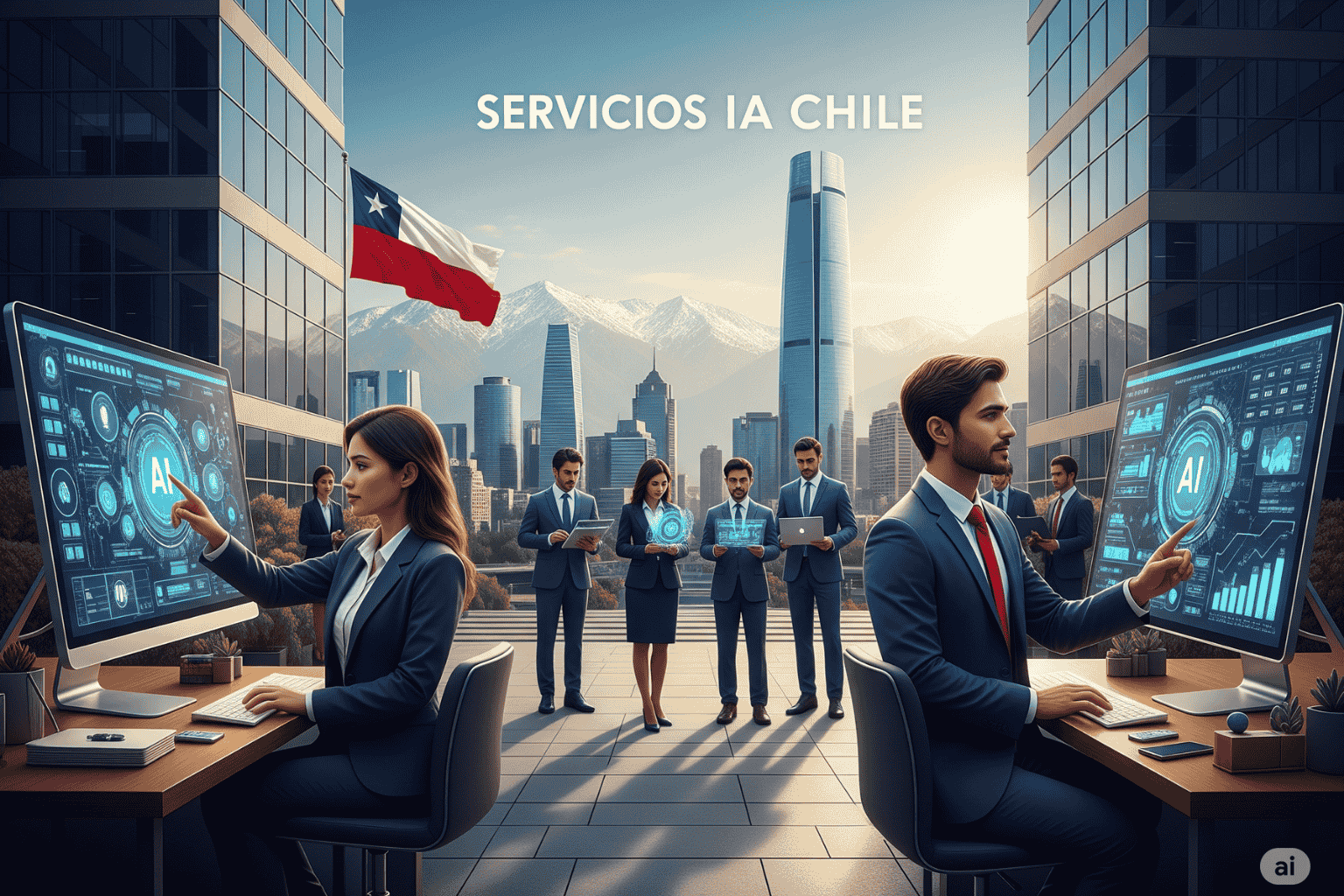 servicios ia chile ecosistema empresarial nacional 2025
