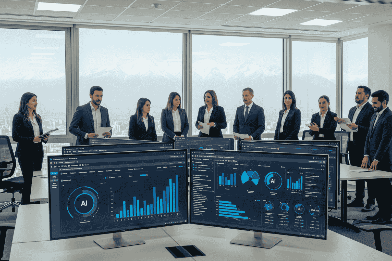 Inteligencia artificial negocios chile ecosistema corporativo empresarial