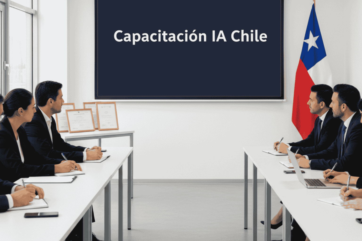 Capacitación IA Chile formación profesional