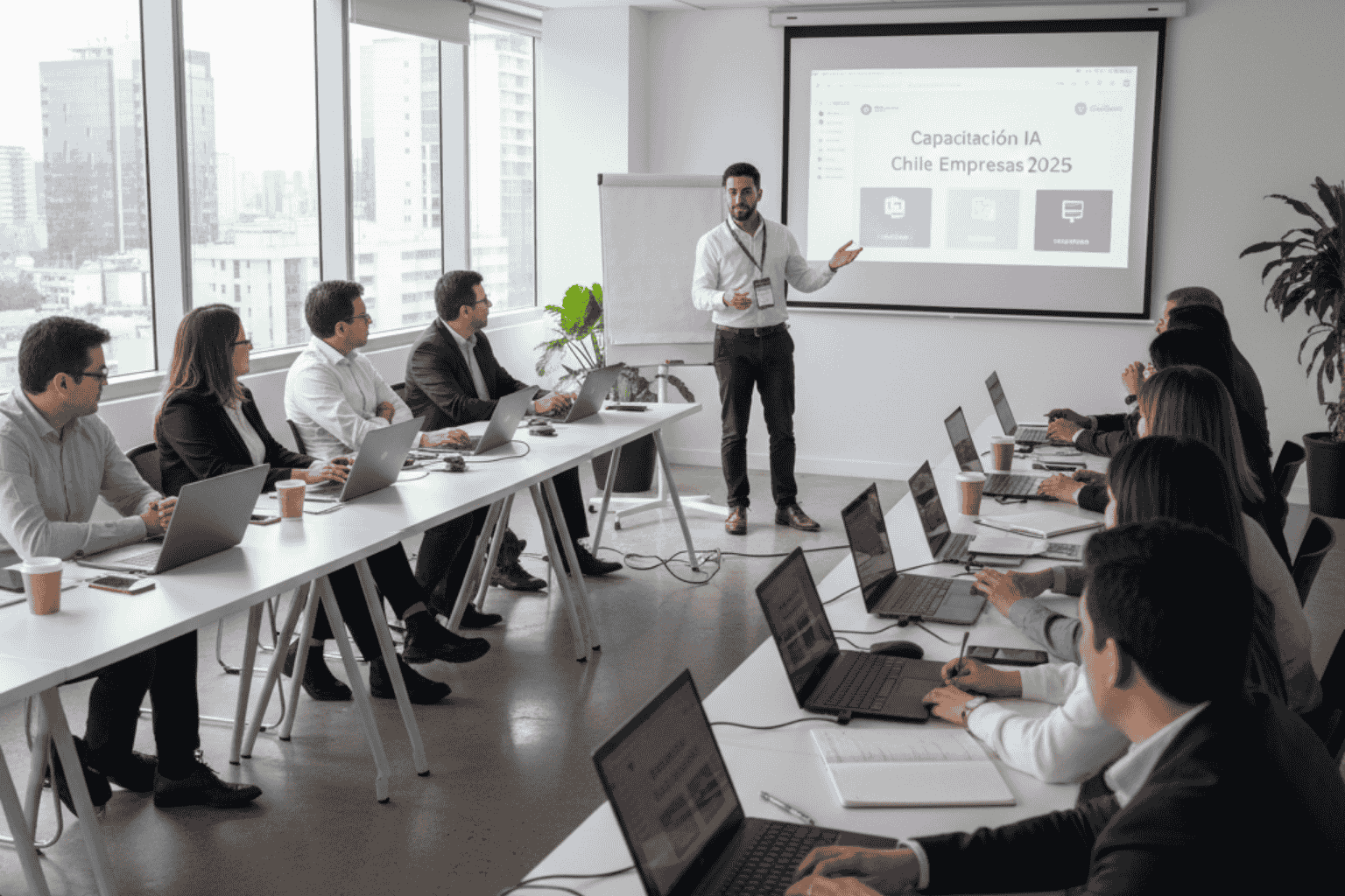 Capacitación IA Chile Empresas con instructores y profesionales en Santiago