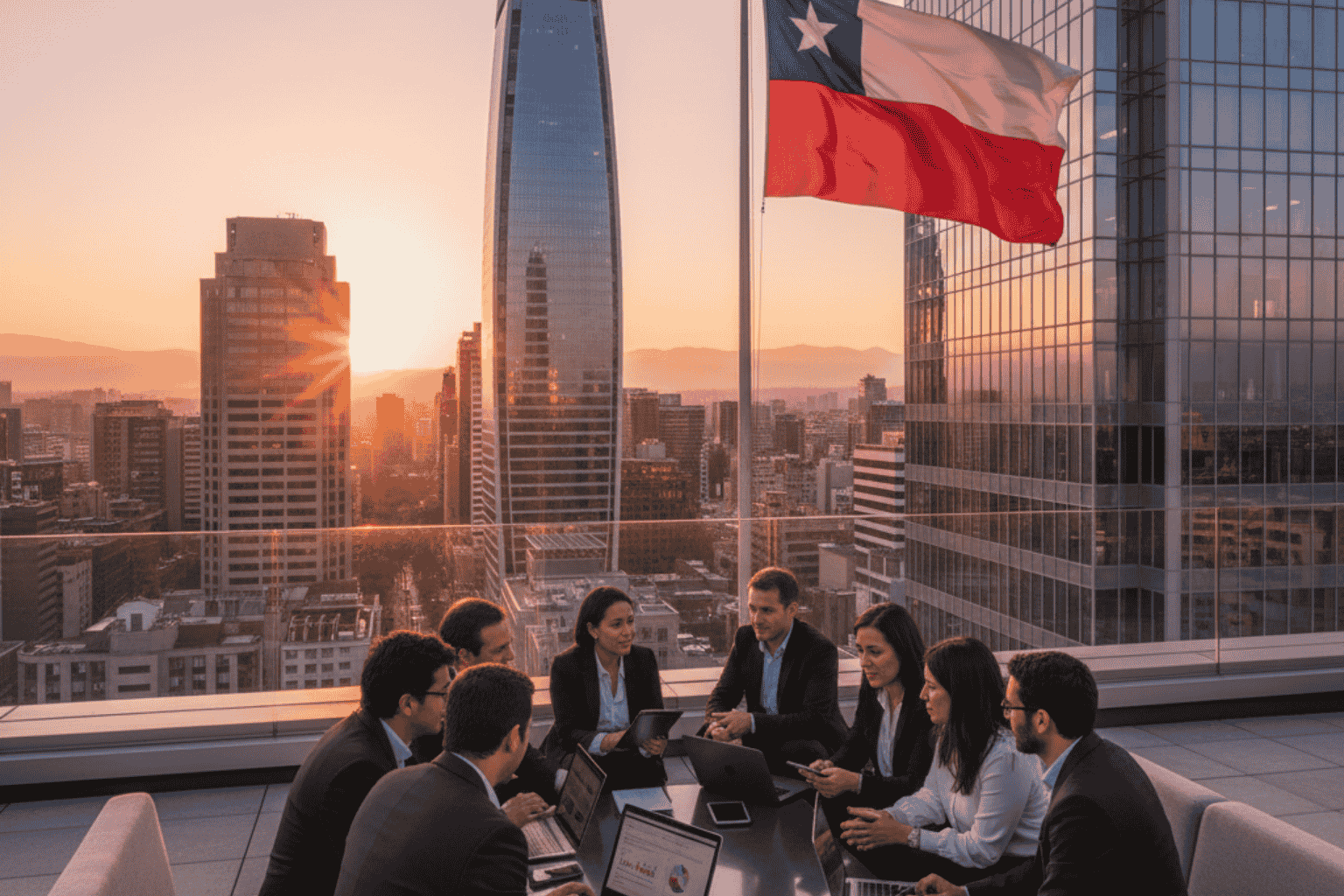 Ecosistema Desarrollo IA Empresas Chile