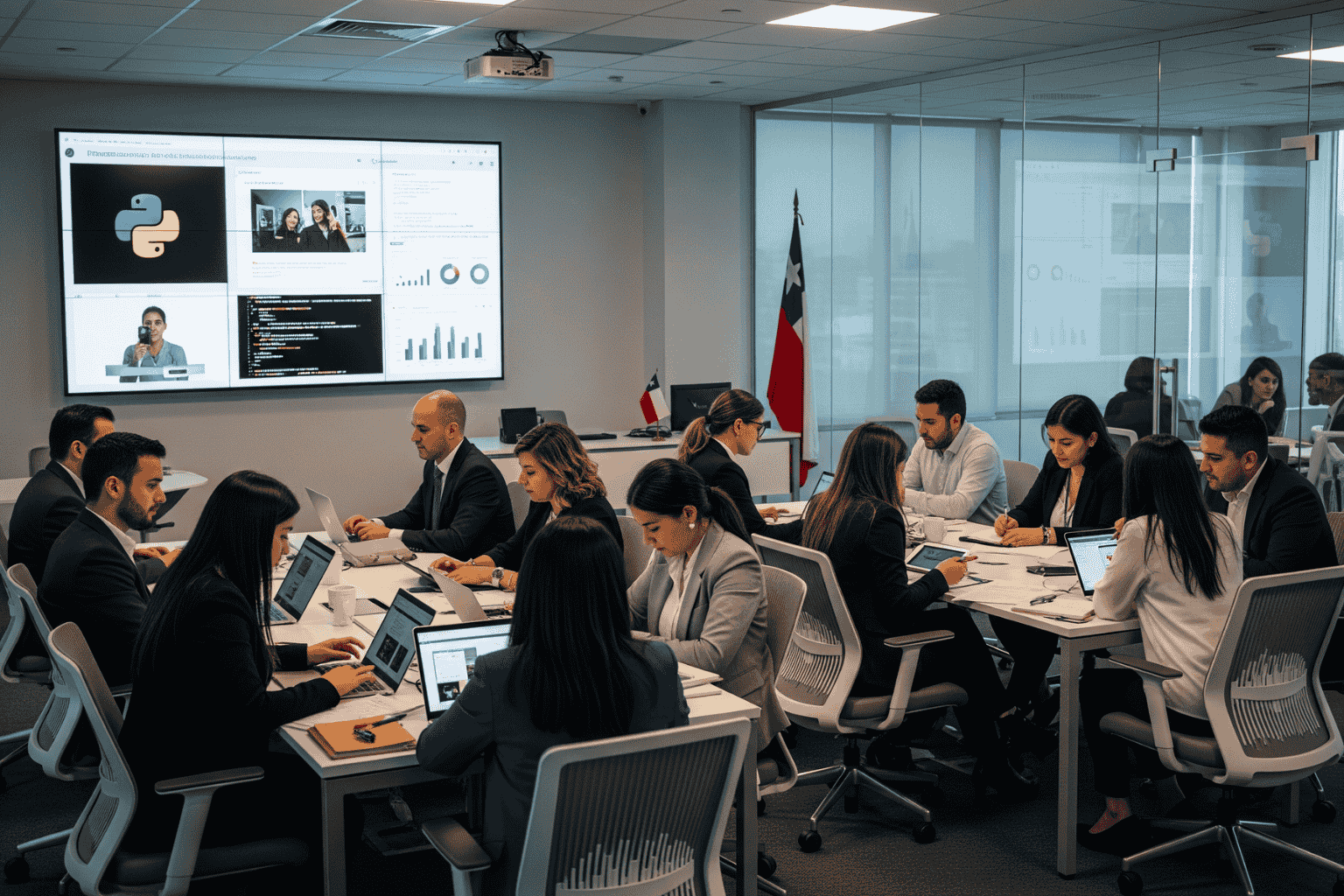 Formación profesional capacitaciones IA Chile técnica especializada empresas aprendizaje