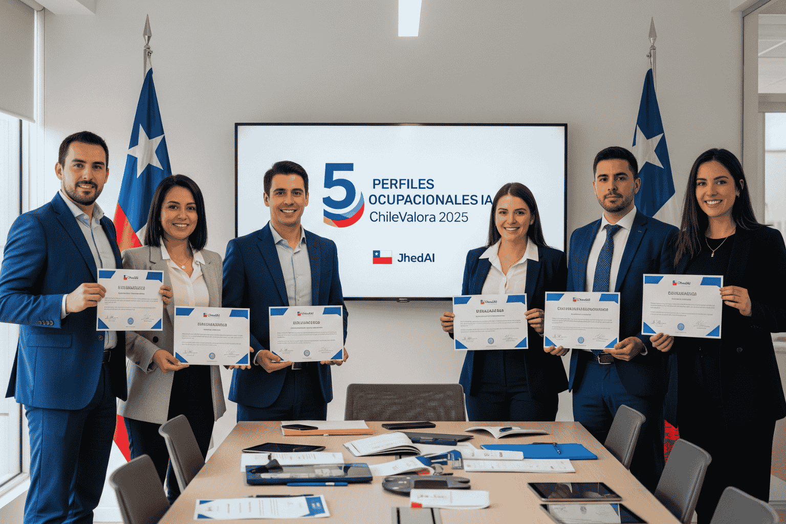 JhedAI evaluadores oficiales ChileValora IA perfiles ocupacionales Chile certificación