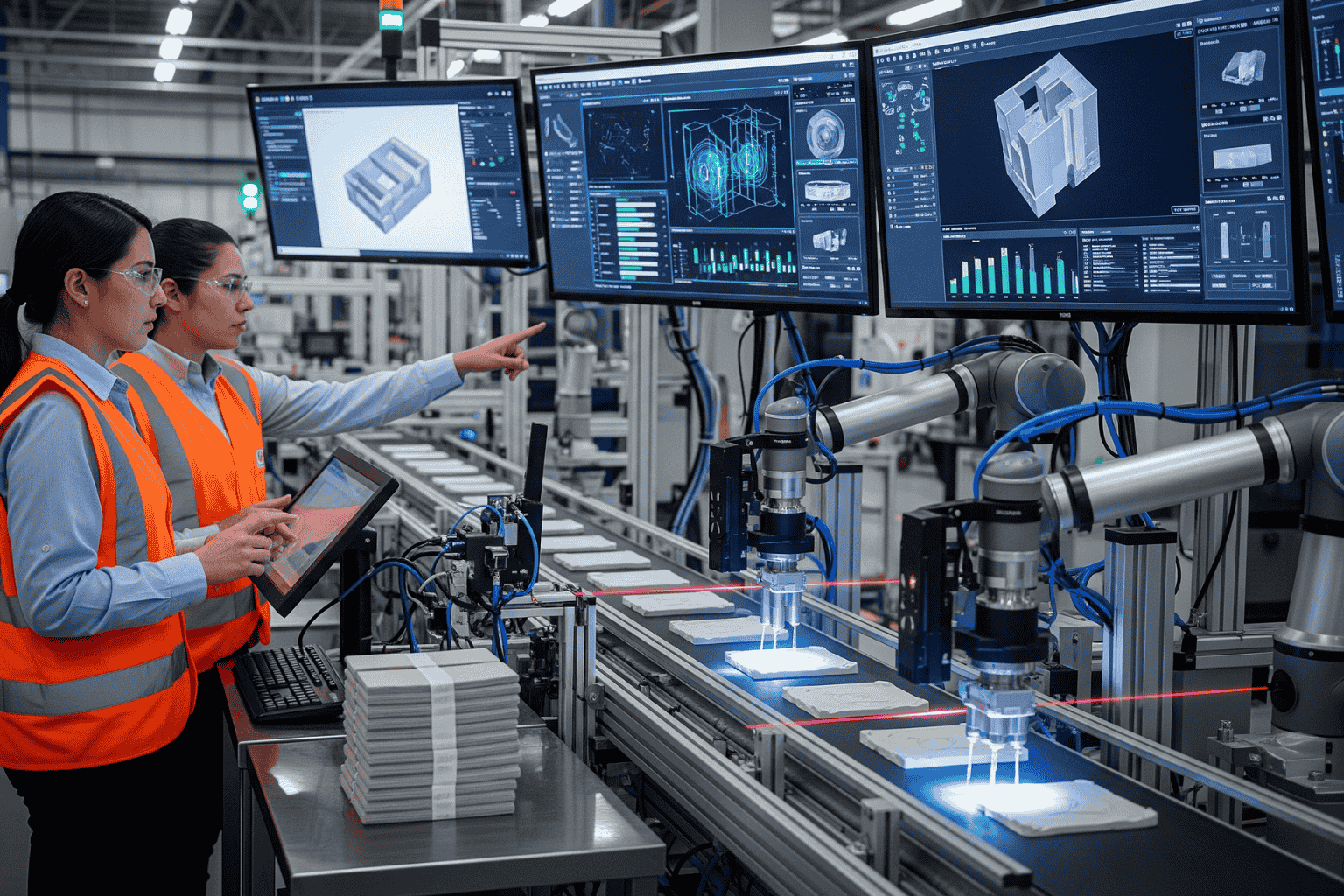 Supervisión de líneas de producción con IA en Chile