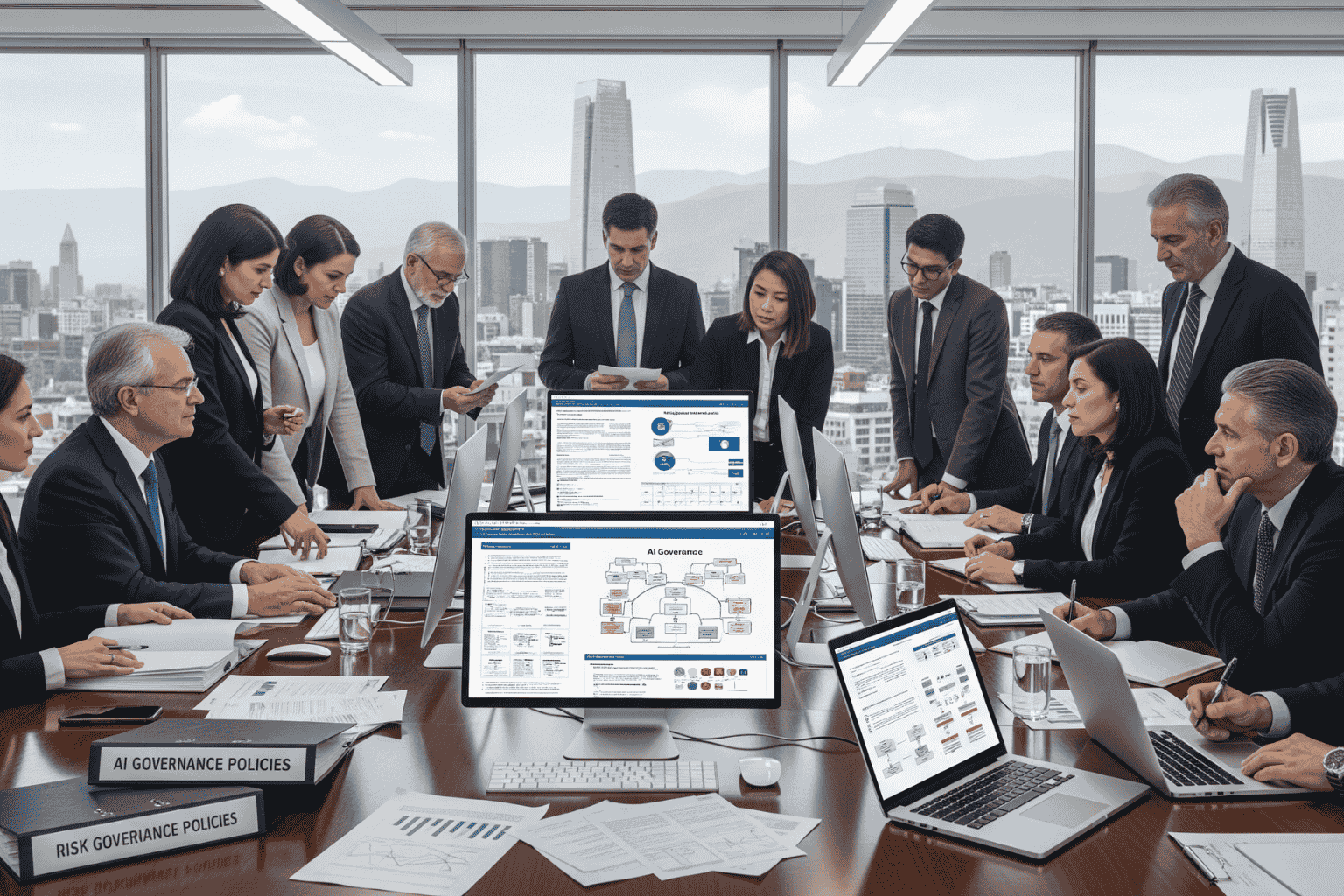 Meta governance crisis capacitaciones IA Chile empresas compliance regulatorio