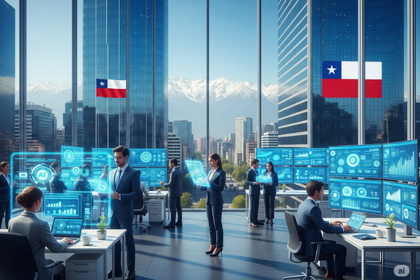 transformación digital empresas ia chile ecosistema corporativo nacional santiago
