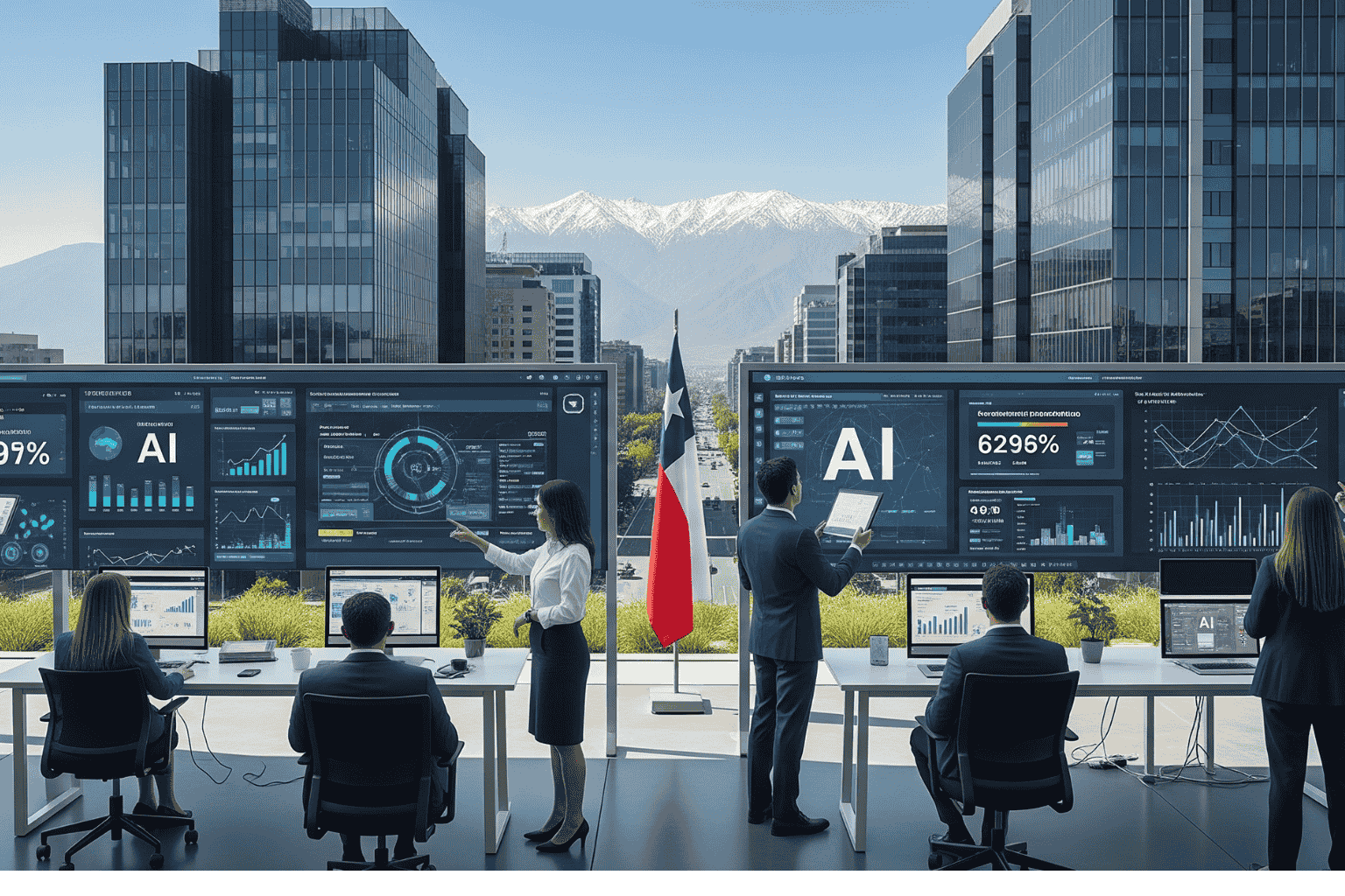 ia para empresas chile eficiencia operativa ecosistema 2025