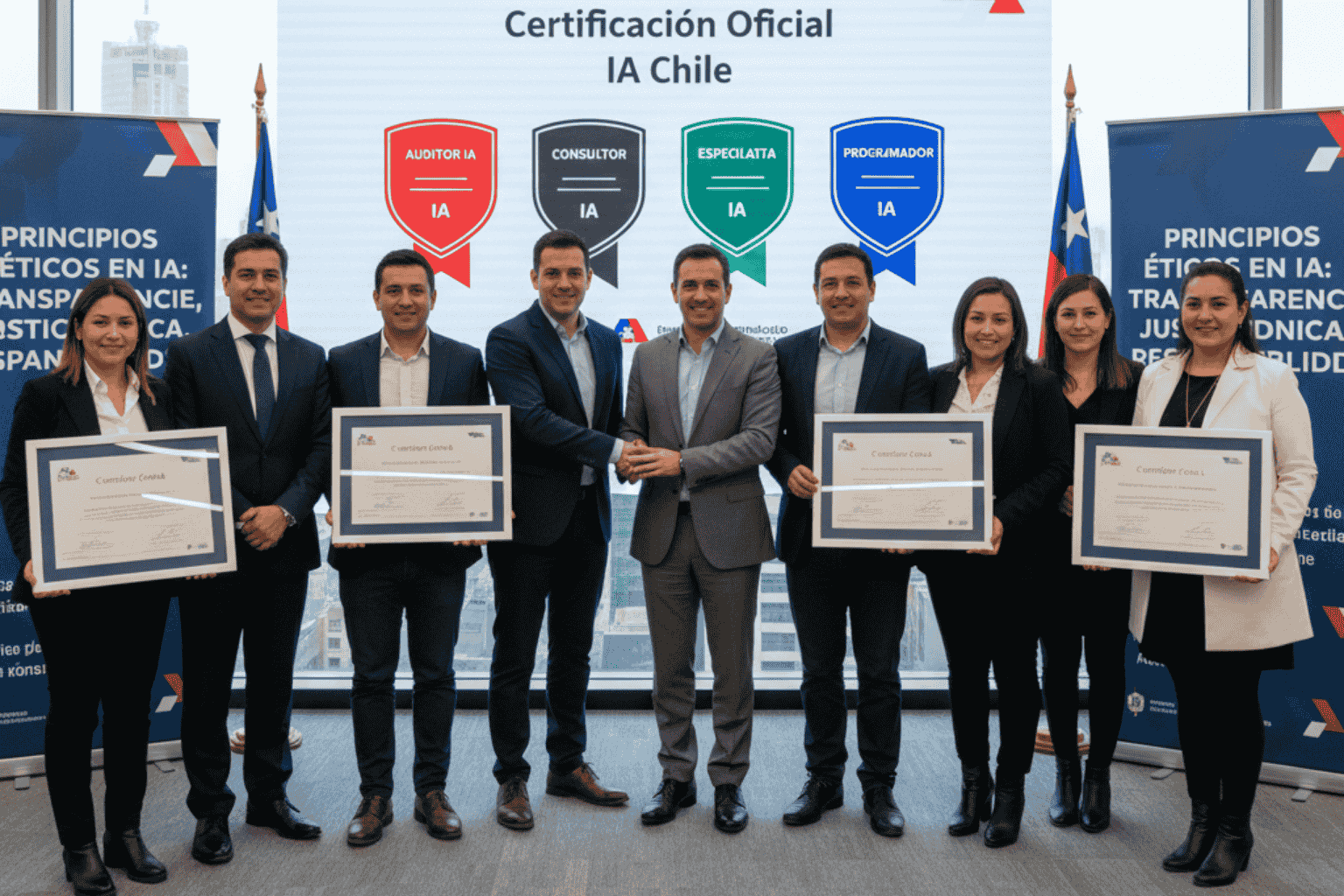 Perfiles laborales IA Chile certificación